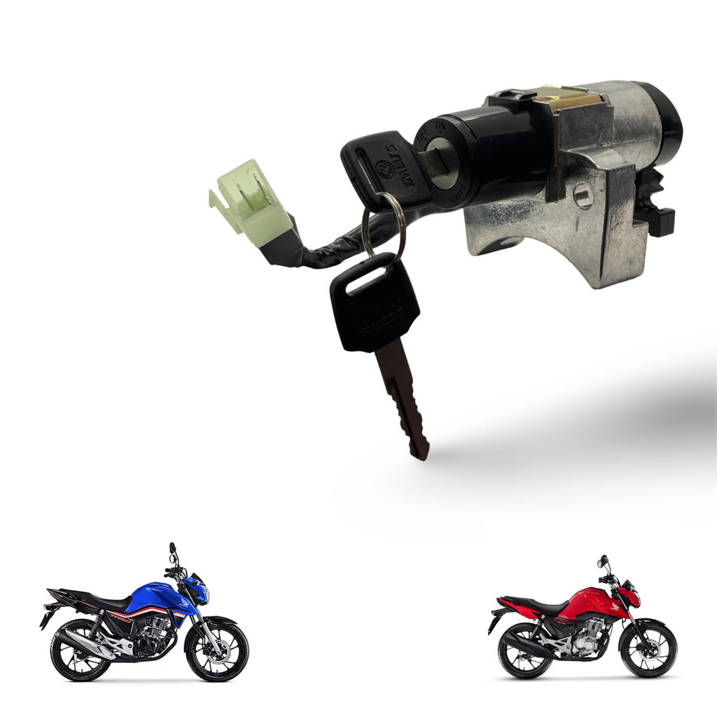 CHAVE CONTATO HONDA CG TITAN CG FAN 160 ES ESD EX CBS 2018 Á 2020 3 FIOS ALTA QUALIDADE