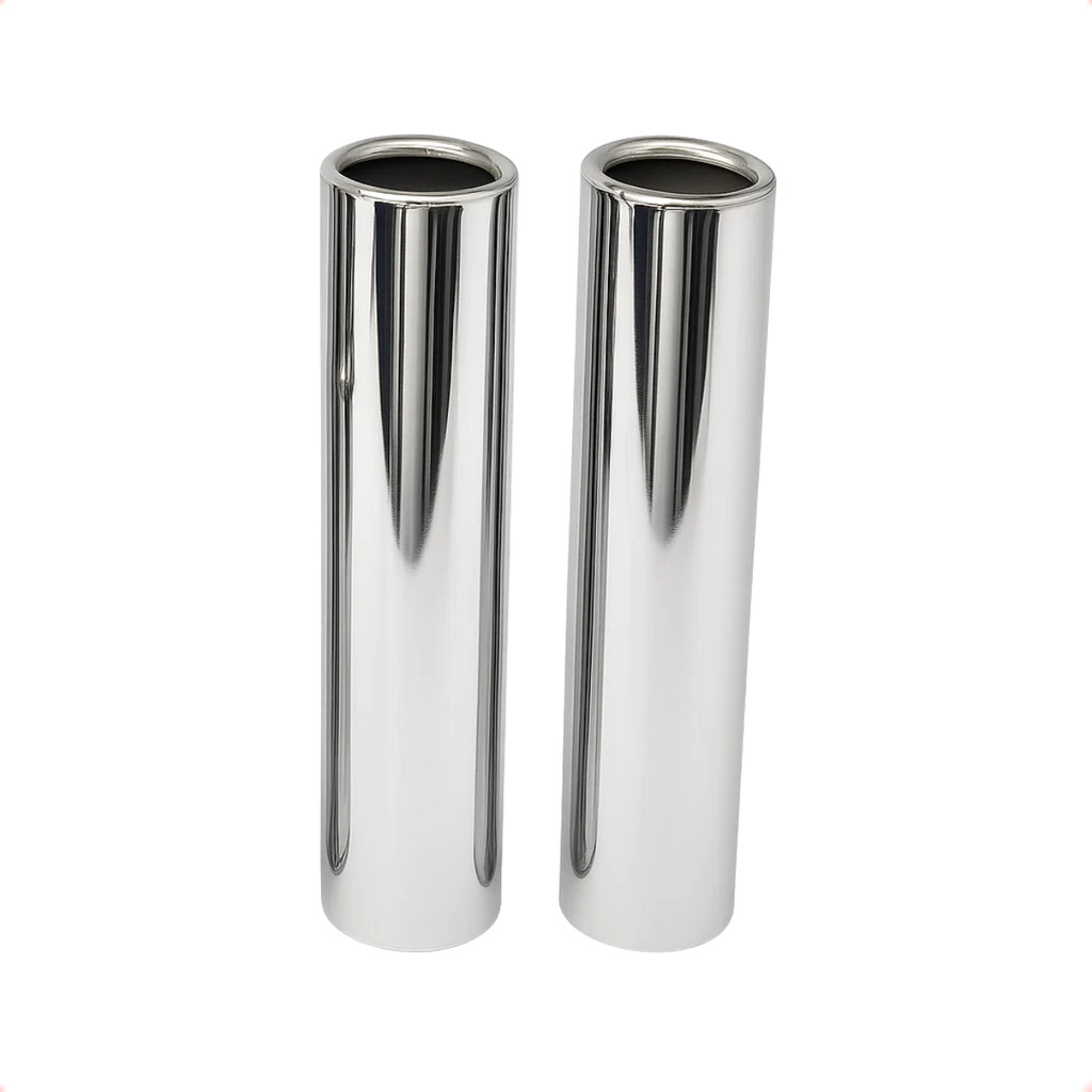 Ponteiras Cromada Escapamento Com Miolo Reto Fusca 1200 1300 em Oferta na Shopee