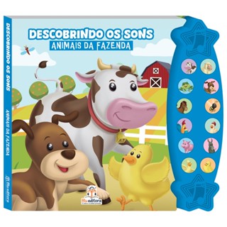 DESCOBRINDO OS SONS: ANIMAIS DA FAZENDA em Oferta na Shopee