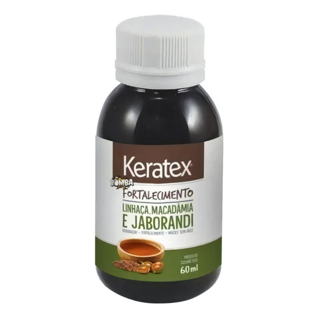 Oleo Capilar Keratex 60 Ml Bomba FORTALECIMENTO JABORANDI