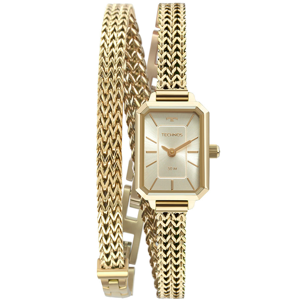 Relógio Technos Feminino Mini Dourado - 5Y20IV/1X em Oferta na Shopee