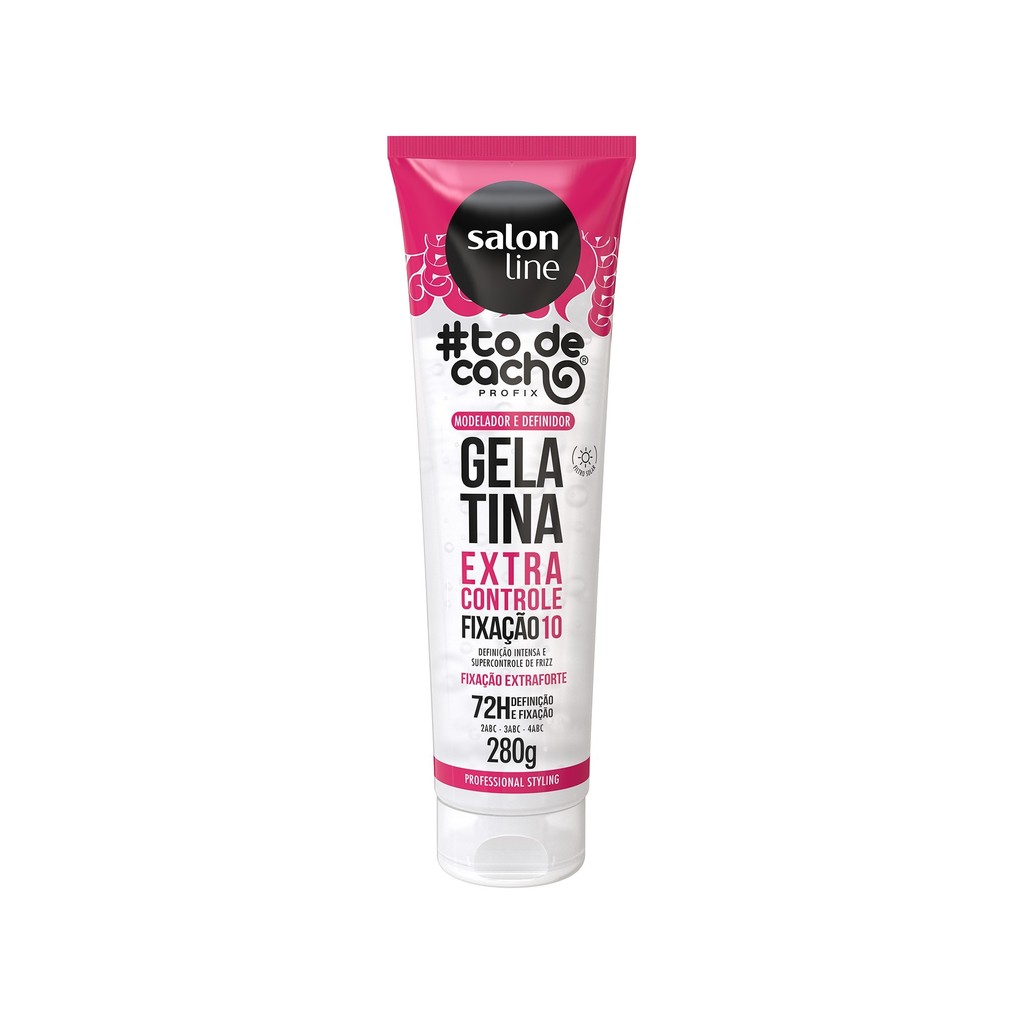 Gelatina Fixação Extra Forte #todecacho Estilização 280g - Beauty