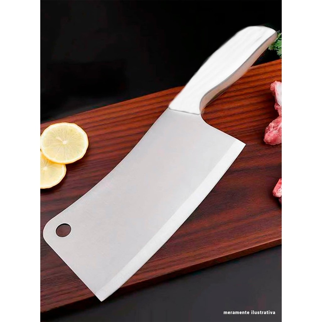 Faca Cutelo de Cozinha, Promoção com Cabo Branco