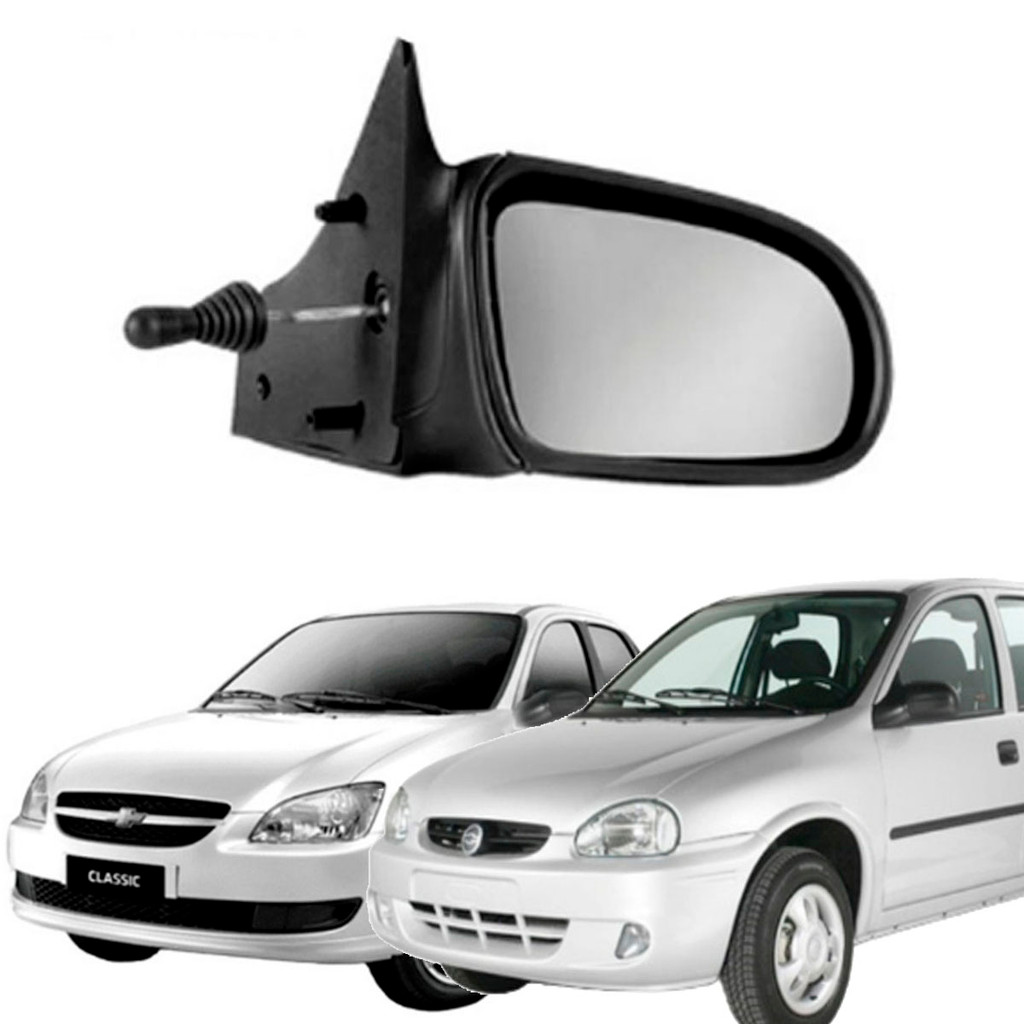 RETROVISOR CORSA HATCH WIND 94 95 96 97 98 99 2000 2001 2002 ATE 2013 COM CONTROLE LADO DIREITO