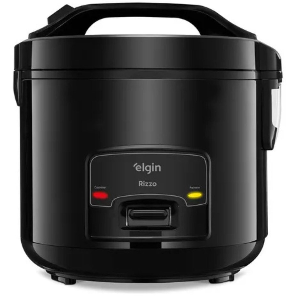 Panela De Arroz Elétrica Rizzo PRETO 5 Xícaras Elgin 110V