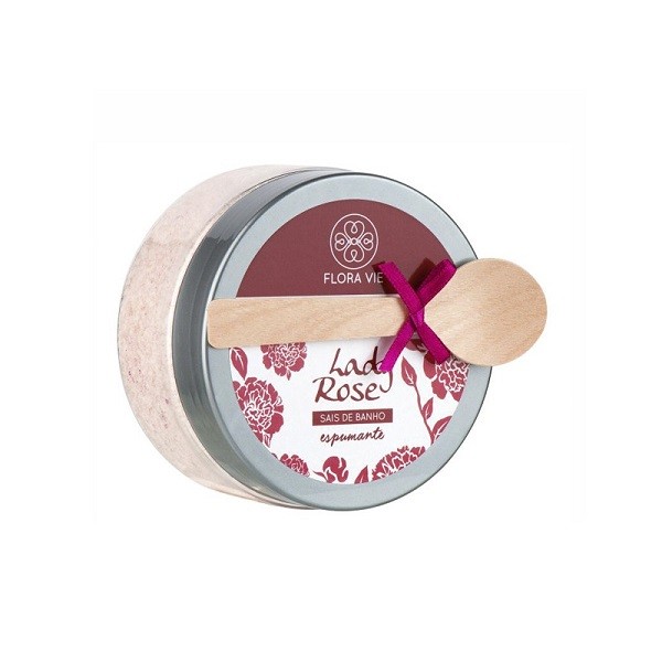 Sais de Banho Espumante Lady Rose Flora Vie 200g