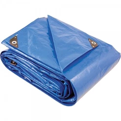 Lona Reforçada De Polietileno Azul 12 m x 10 m, Vonder Plus