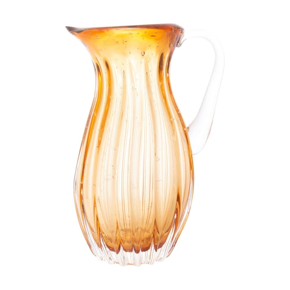 Jarra Wolff Italy de Vidro Âmbar 800ml para Suco Agua Bebidas Cozinha Mesa Posta Decoração Sala Jantar Presente Elegante · foto 2