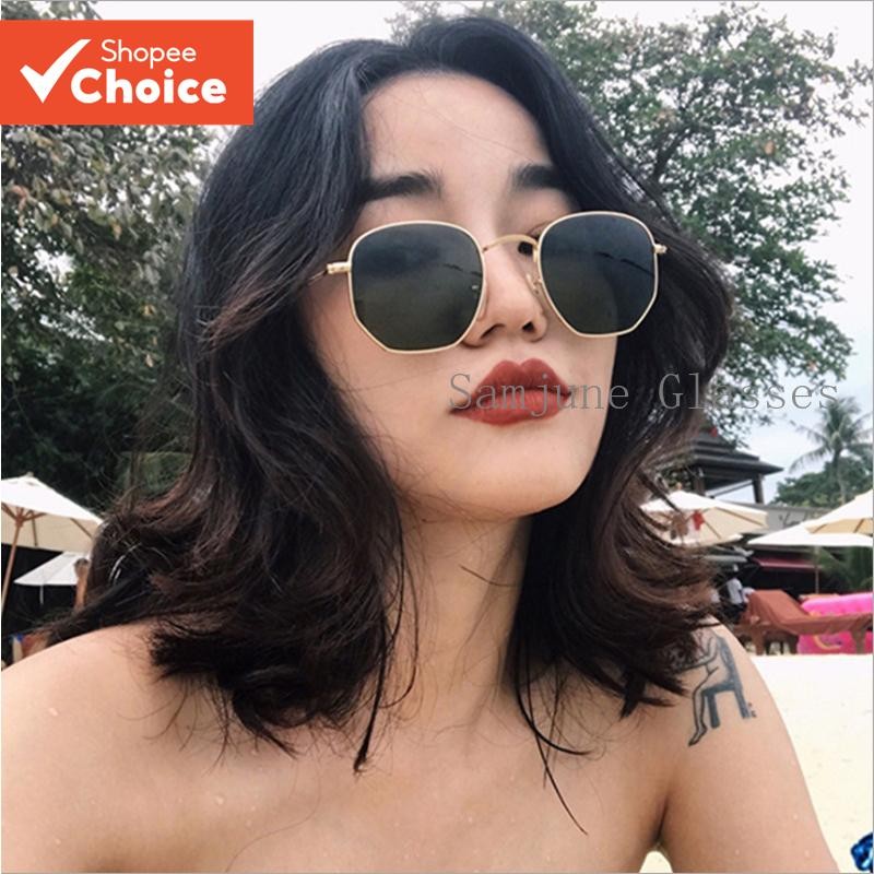 Óculos De Sol De Rua Modernos Com Lentes De Filme Oceano , Tons Unissex De Armação Completa De Metal