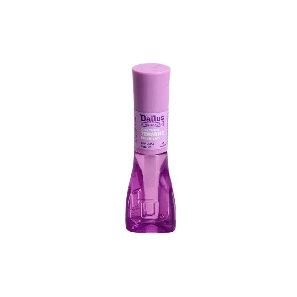Esmalte Dailus Que Tudo Termine Em Brilho (Top Coat Brilho) 8ml - Beauty
