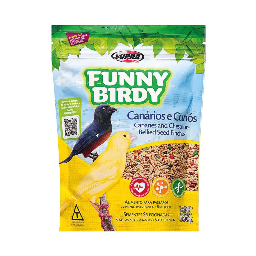 Ração Supra Funny Birdy Canarios E Curios 350gr