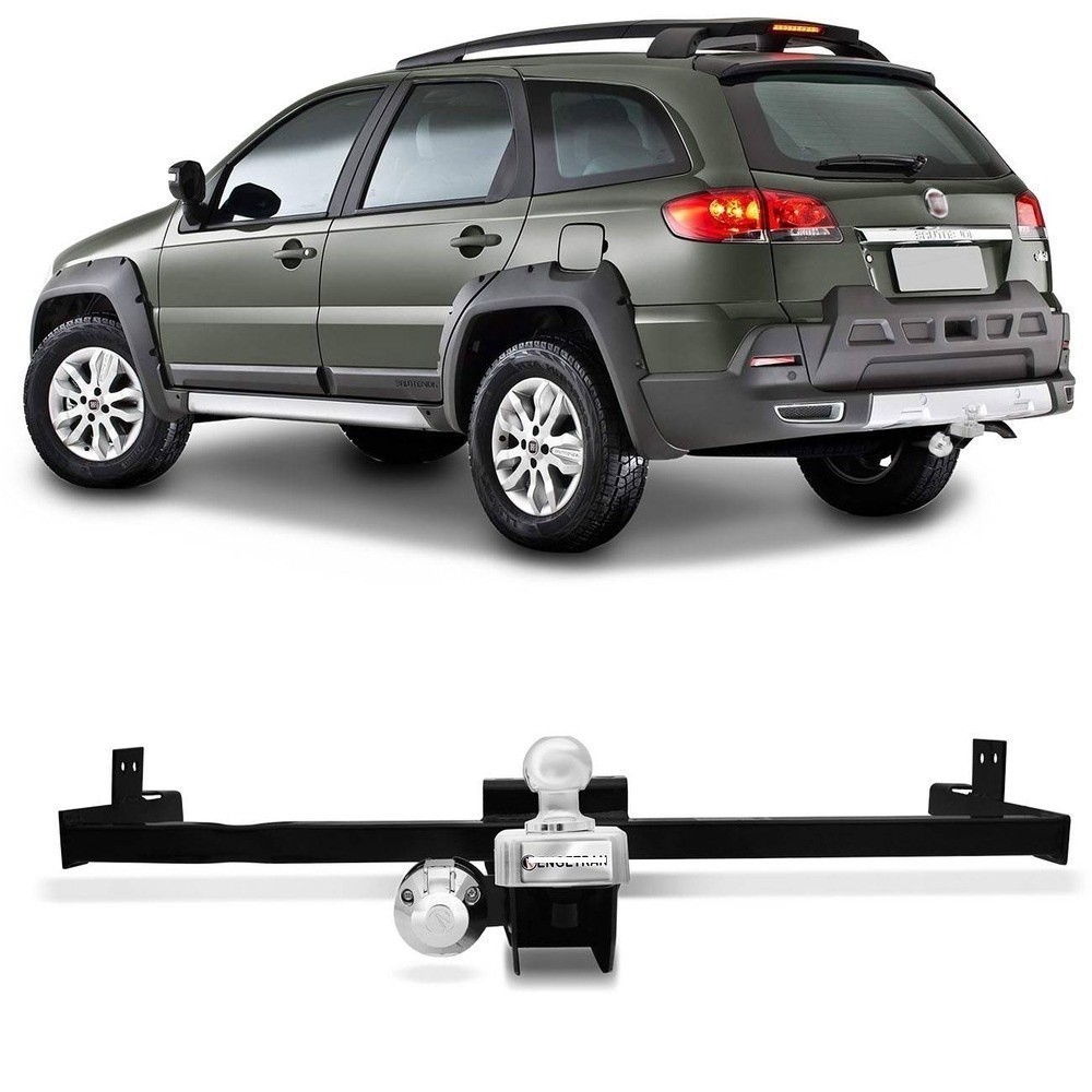 Engate  reboque Palio Weekend Adventure Locker 2008/2017 Carga 450Kg tOP