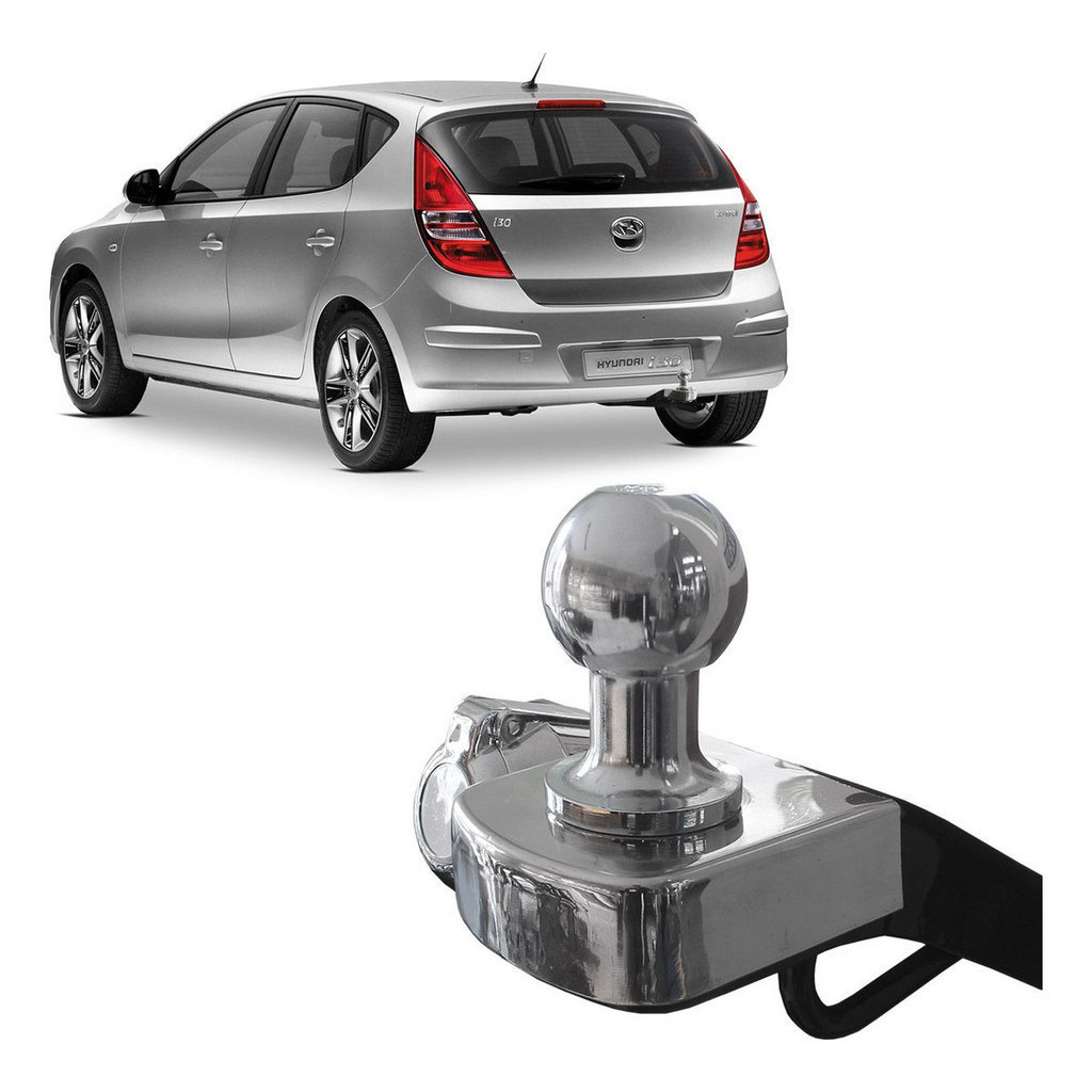 Engate Hyundai I30 2009 2010 2011 2012 Rabicho Reboque Fixo Tração 700kg Bom bOM