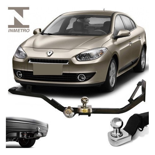Engate Reboque Renault Fluence exceto GT 2010 2011 2012 2013 2014 2015 2016 2017 bOM