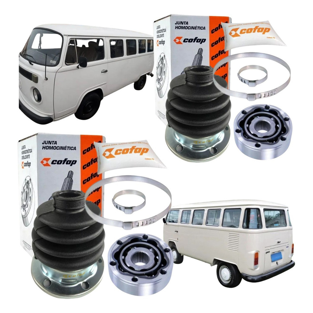 Par Junta Homocinética Deslizante Cofap Kombi 1600
