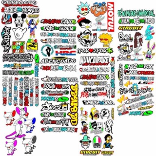 CARTELA DE ADESIVOS CARRO, MOTO, BIKE, SKATE. em Oferta na Shopee