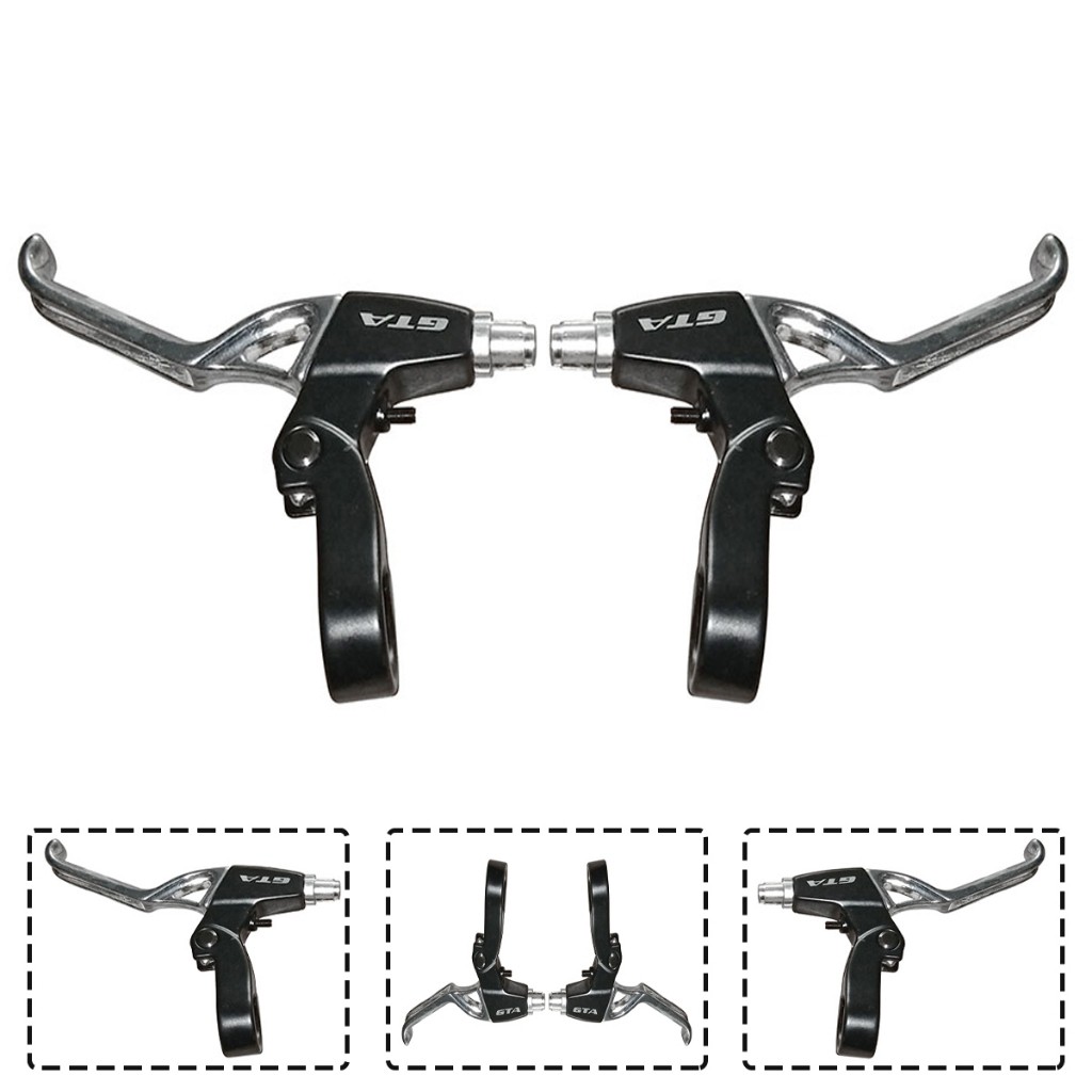 Par de Manete ou Maçaneta de Freio em Alumínio GTA V-brake Para Bike e Bicicletas em Oferta na Shopee