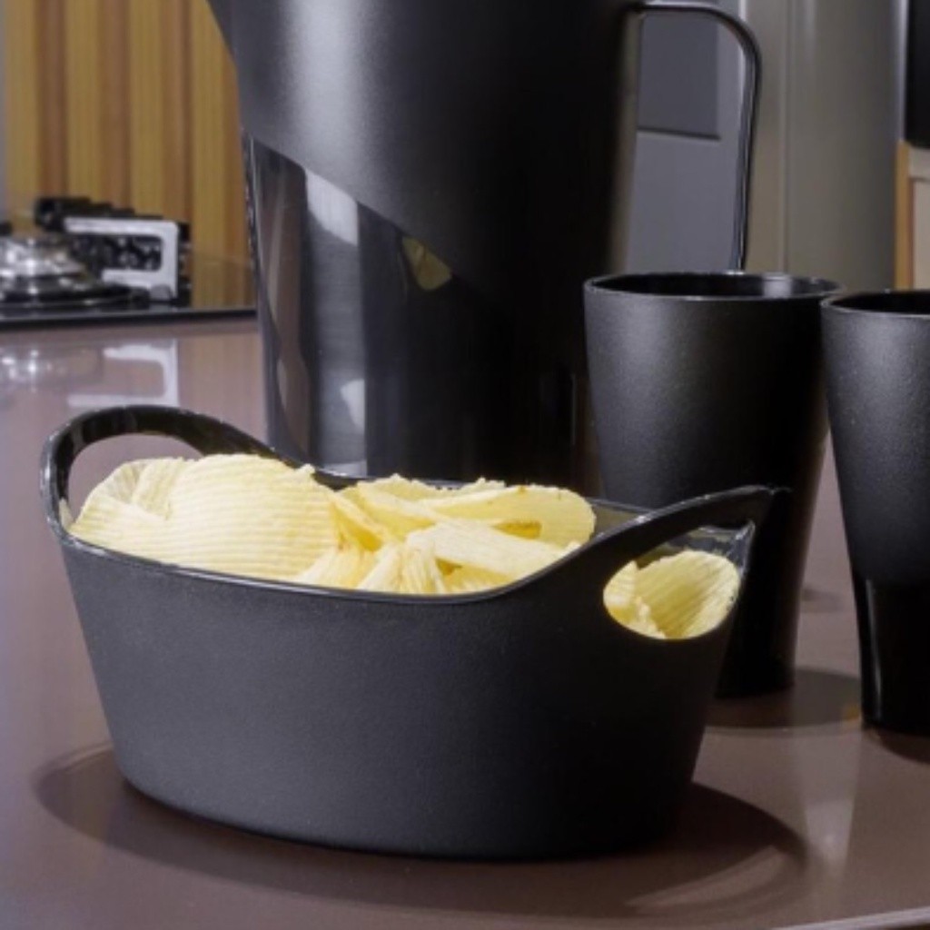 Cesto Para Batata Frita Servir Porções Petiscos Lanchonete Bar Restaurante 28x12cm UZ Utilidades