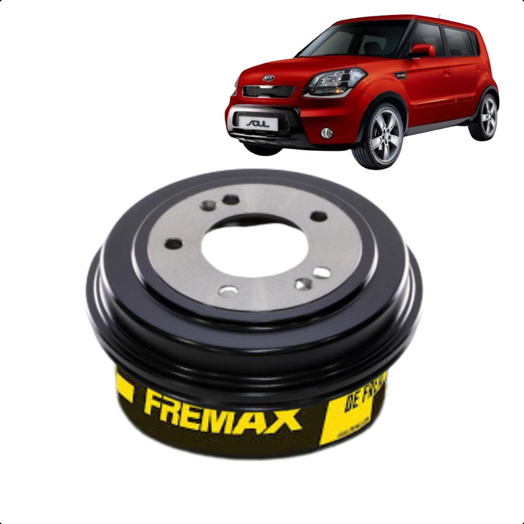 Tambor de Freio Soul 1.6 16V 2009 até 2014 Fremax 244,5mm em Oferta na Shopee