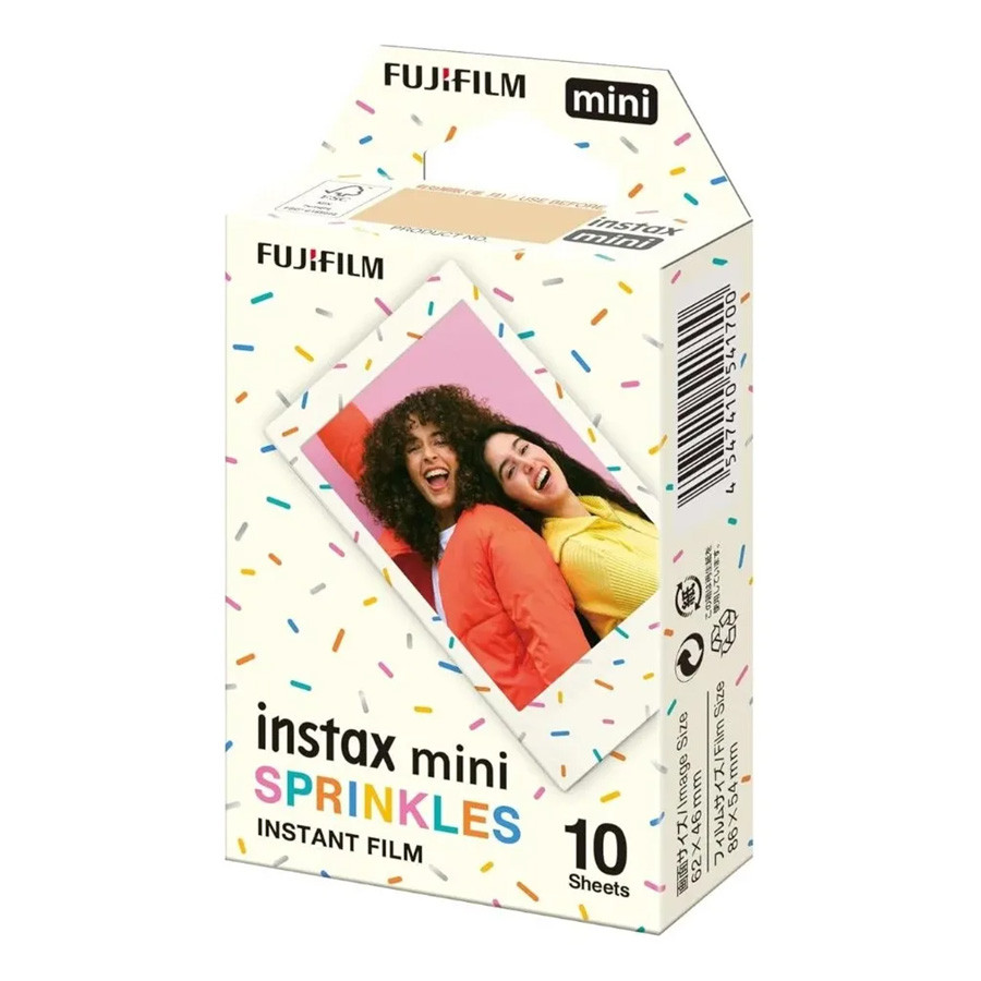 Filme instantâneo Fujifilm instax mini Sprinkles (10 fotos) em Oferta na Shopee