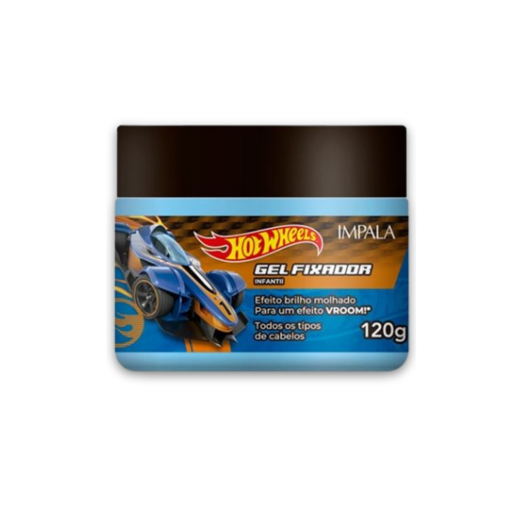 Gel Fixador Hot Wheels Brilho Molhado Infanti Impala 120g