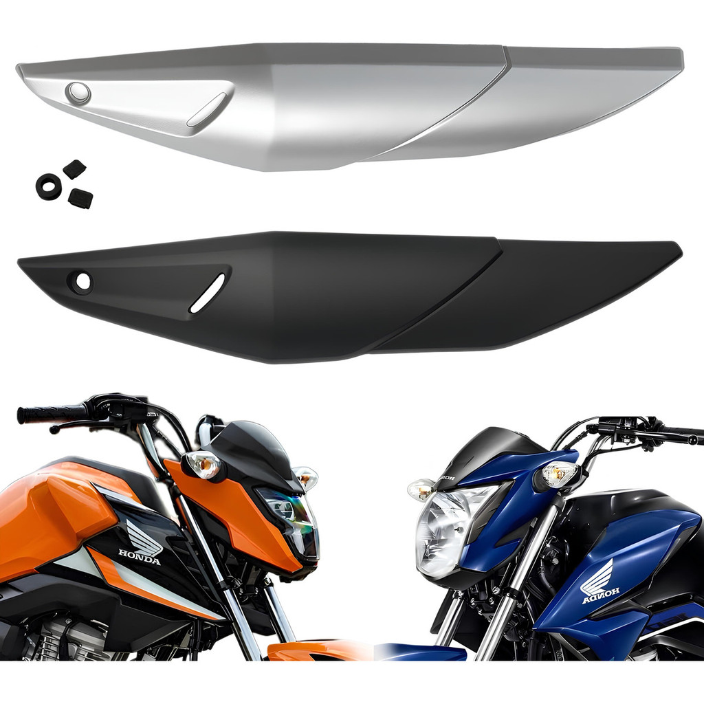 Protetor Escapamento Honda Cg Titan Fan Start 160 2025 Cores em Oferta na Shopee