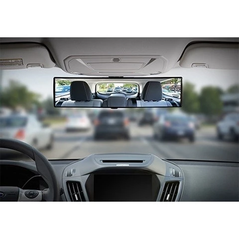 Retrovisor Interno Universal Panorâmico Automotivo Para Carros Com Ponto Cego 300mm