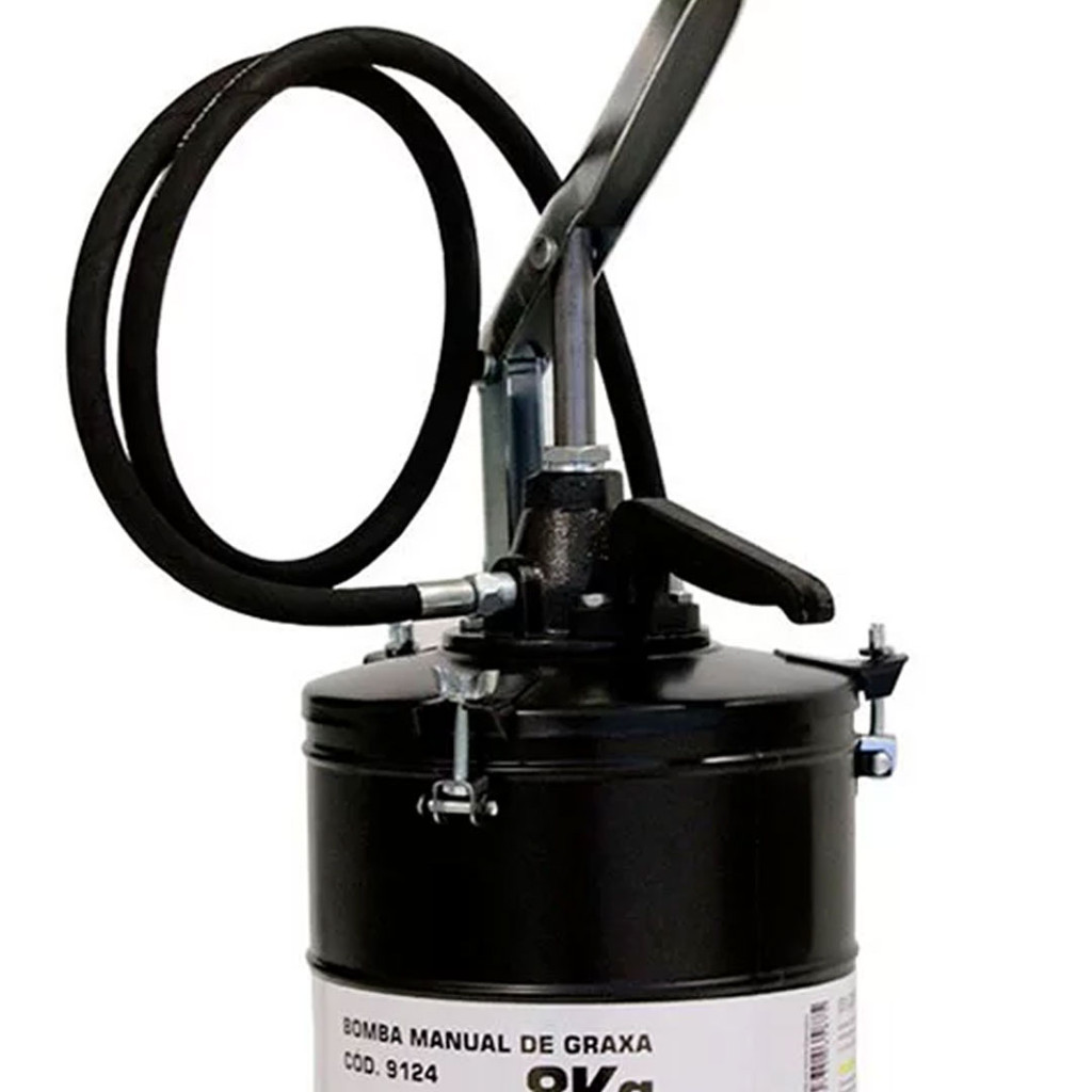 Bomba Manual De Alavanca Para Graxa 8 Kg. BREMEN 9124 — imagem 2 de 2