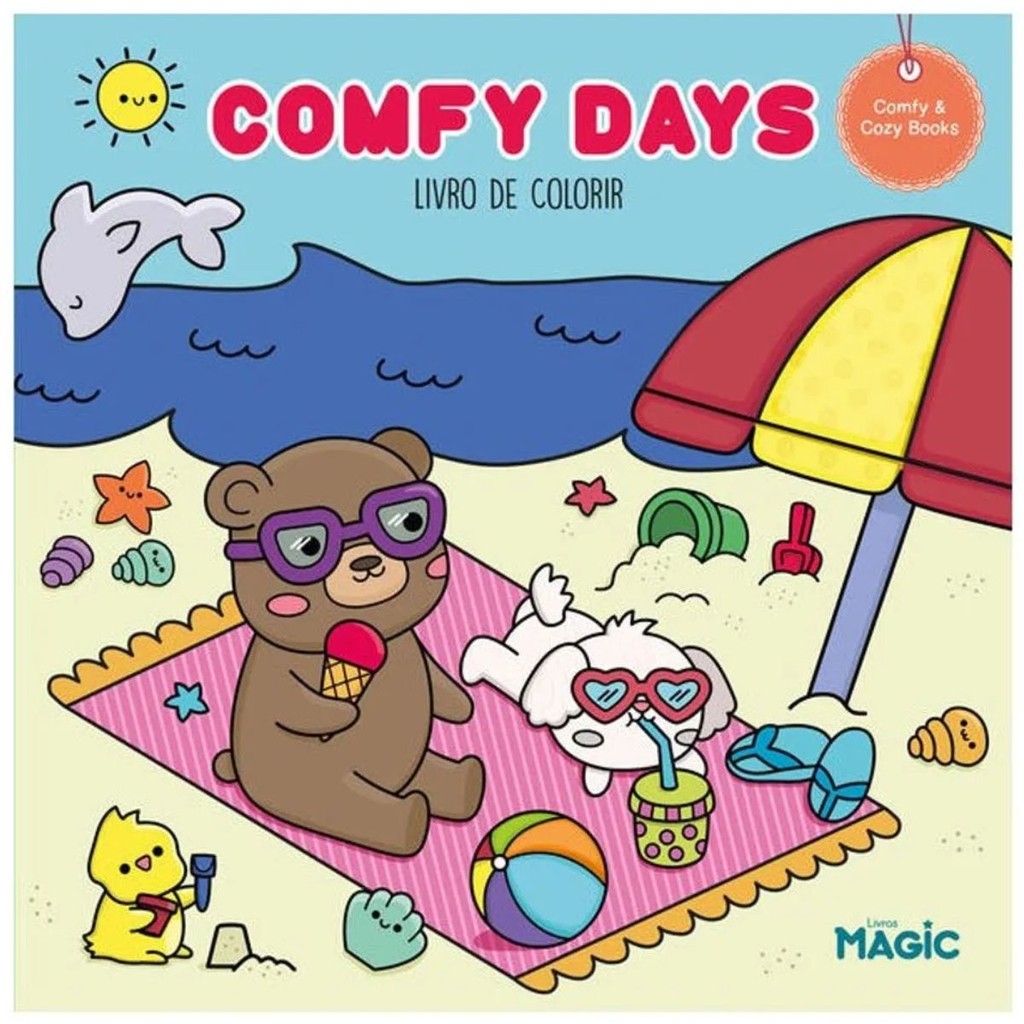 Comfy Days | Livro de Colorir em Oferta na Shopee