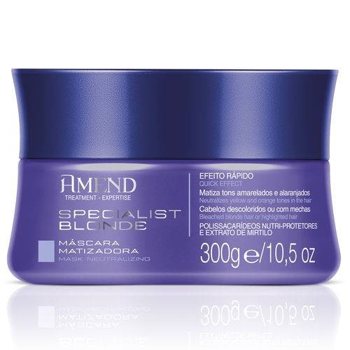 Amend Specialist Blonde Máscara Matizadora 300g em Oferta na Shopee