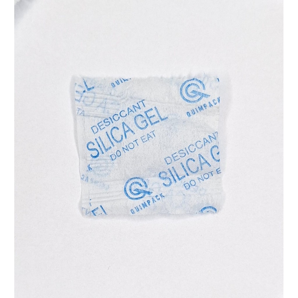 5kg Sílica Gel branca 1/3mm sachê TNT aprox. 1g QUIMPACK
