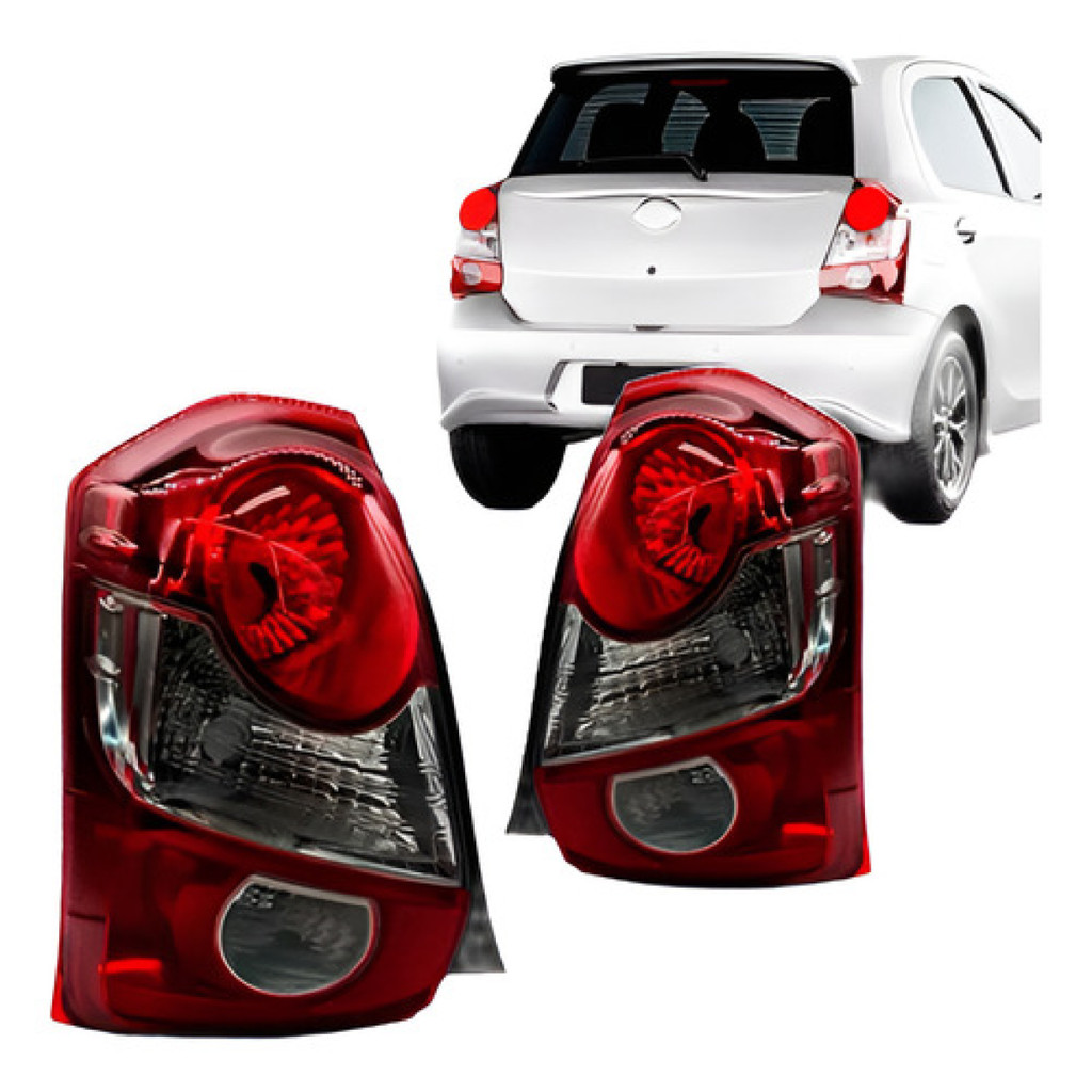 Par Lanterna Etios Hatch 2017 2018 2019 2020 2021 Fume em Oferta na Shopee