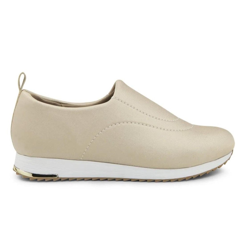 Tênis Usaflex Feminino Slip On Elastano UD21001 em Oferta na Shopee