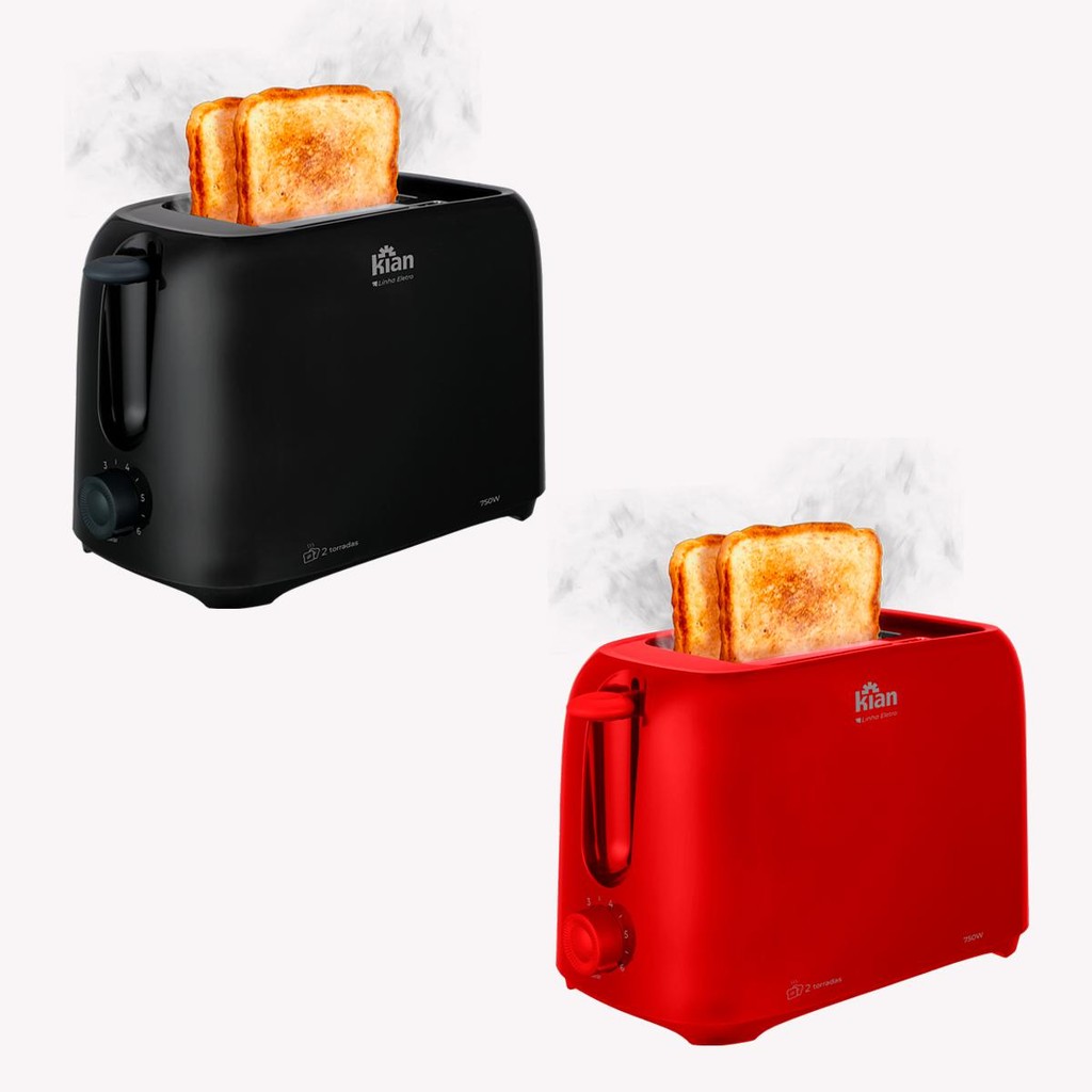 Torradeira Elétrica 750W TO-100 - Kian em Oferta na Shopee