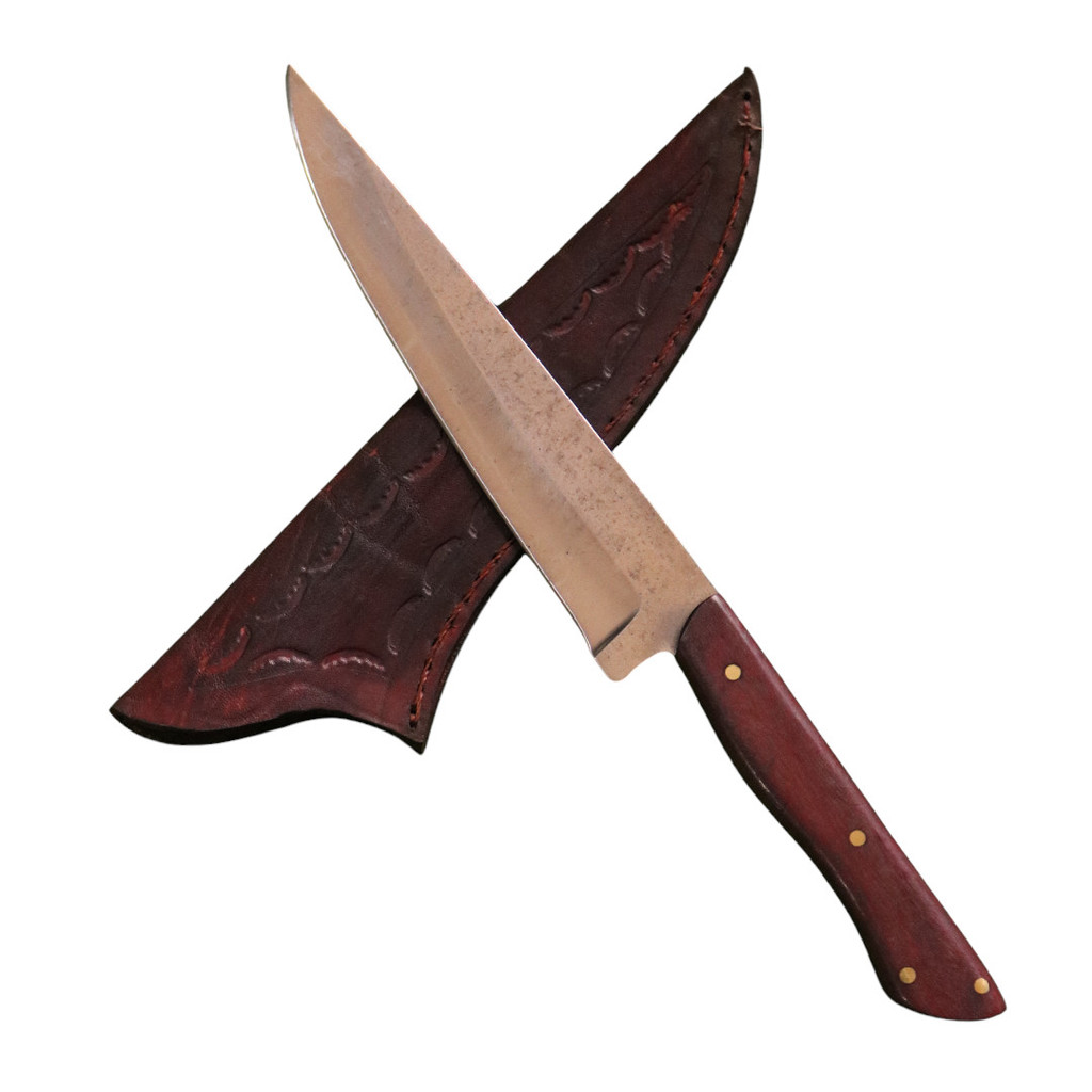 Kit Faca Bushcraft 6'' 1070 Fosfatizada com Bainha