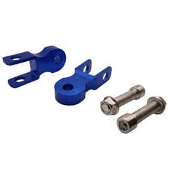 Alongador Amortecedor Esportivo Biz100 110 125 Aluminio Azul