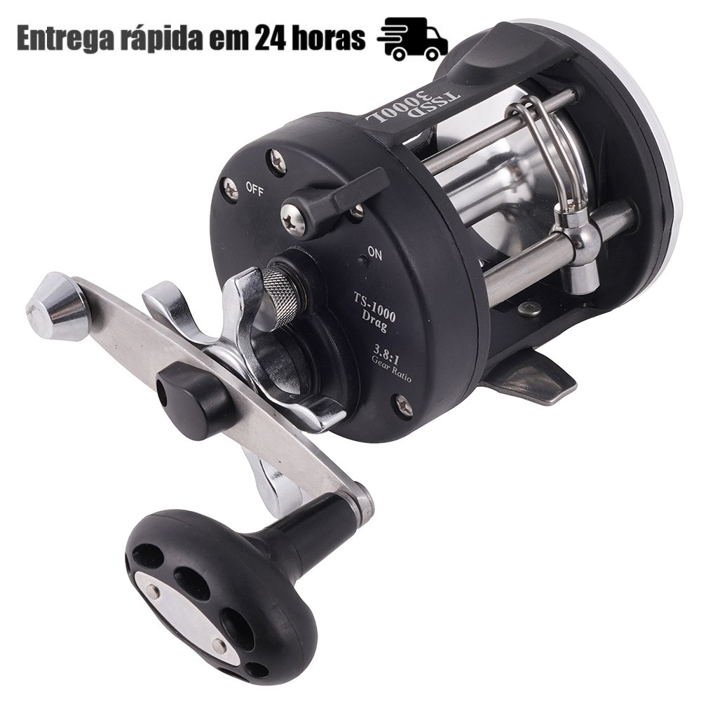 Carretilha Perfil Alto Pesca Lizard Tssd 3 Rol 0.45mm / 300m