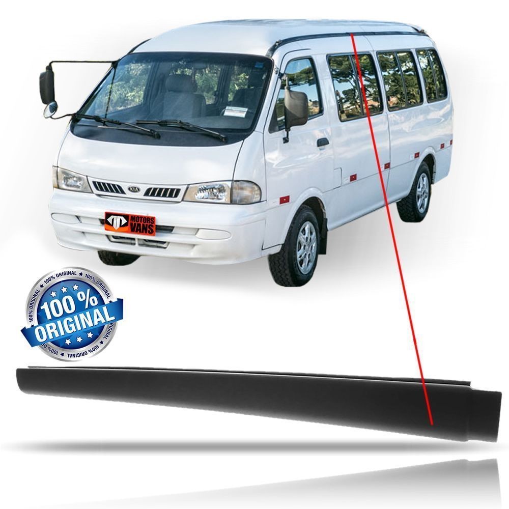 FRISO MEIO DO TETO LADO ESQUERDO 67 cm ORIGINAL KIA BESTA GS 16 LUGARES 1998 A 2005 - OK79A50570