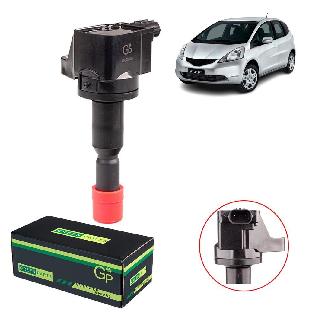 BOBINA DE IGNIÇÃO GPBO2682A HONDA FIT - 1.5 16V - 2005 ATÉ 2008