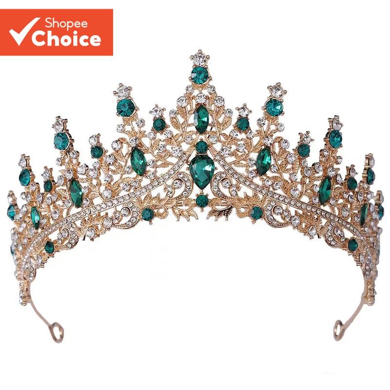 Acessório De Cabelo Luxuoso Com Coroa De Noiva , De Cristal E Pérola , Ideal Para Casamentos Festas De Aniversário 6.5x1
