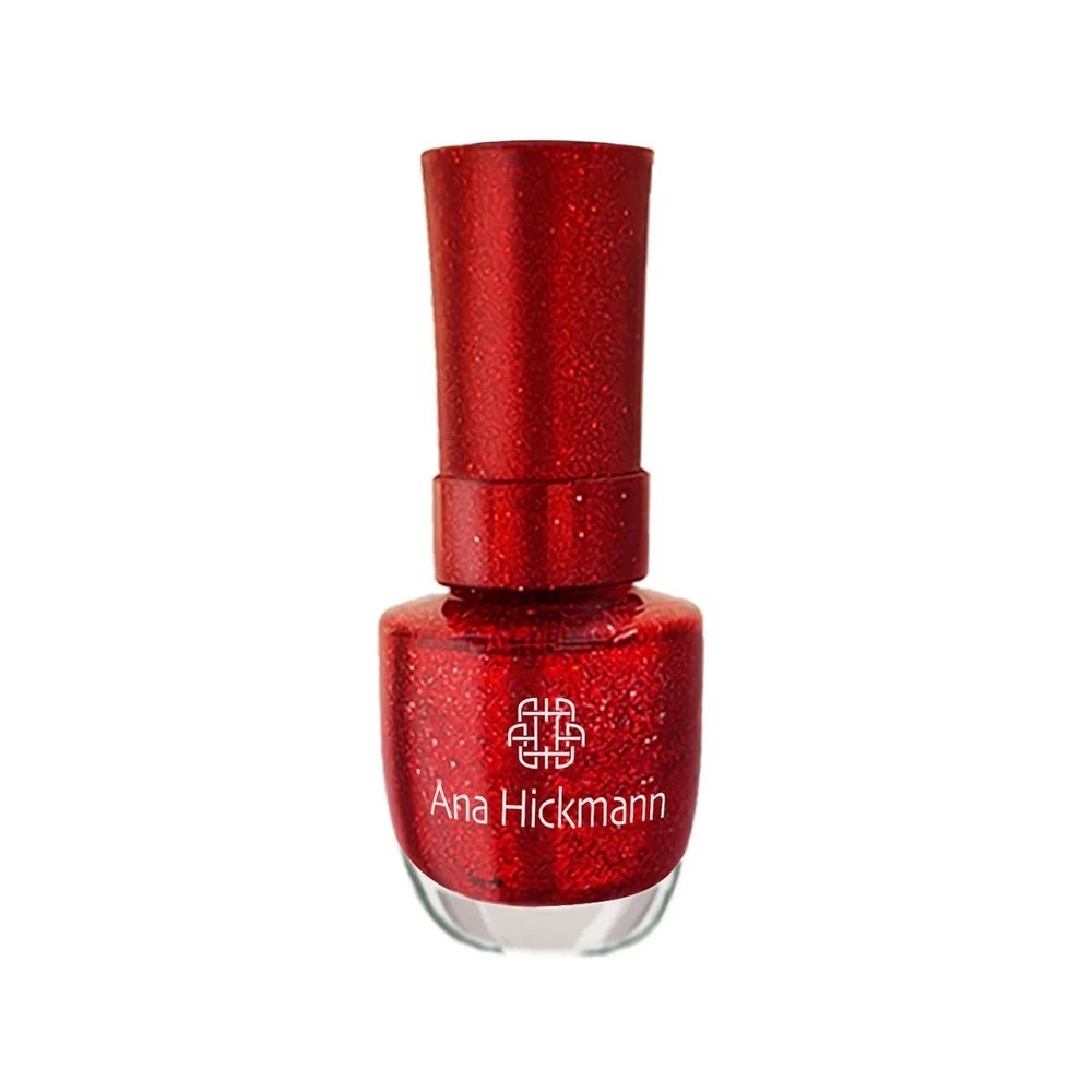 Esmalte Ana Hickmann Coleção Poder dos Diamantes - Red Everglow 9ML em Oferta na Shopee