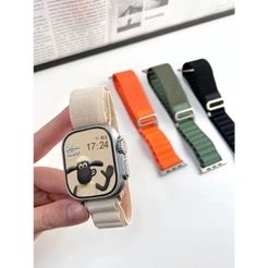 pulseira novo loop(Gao Shan) Alpina de 49mm compatível apple watch e smartwatch 45 44 42 41 40 38mm