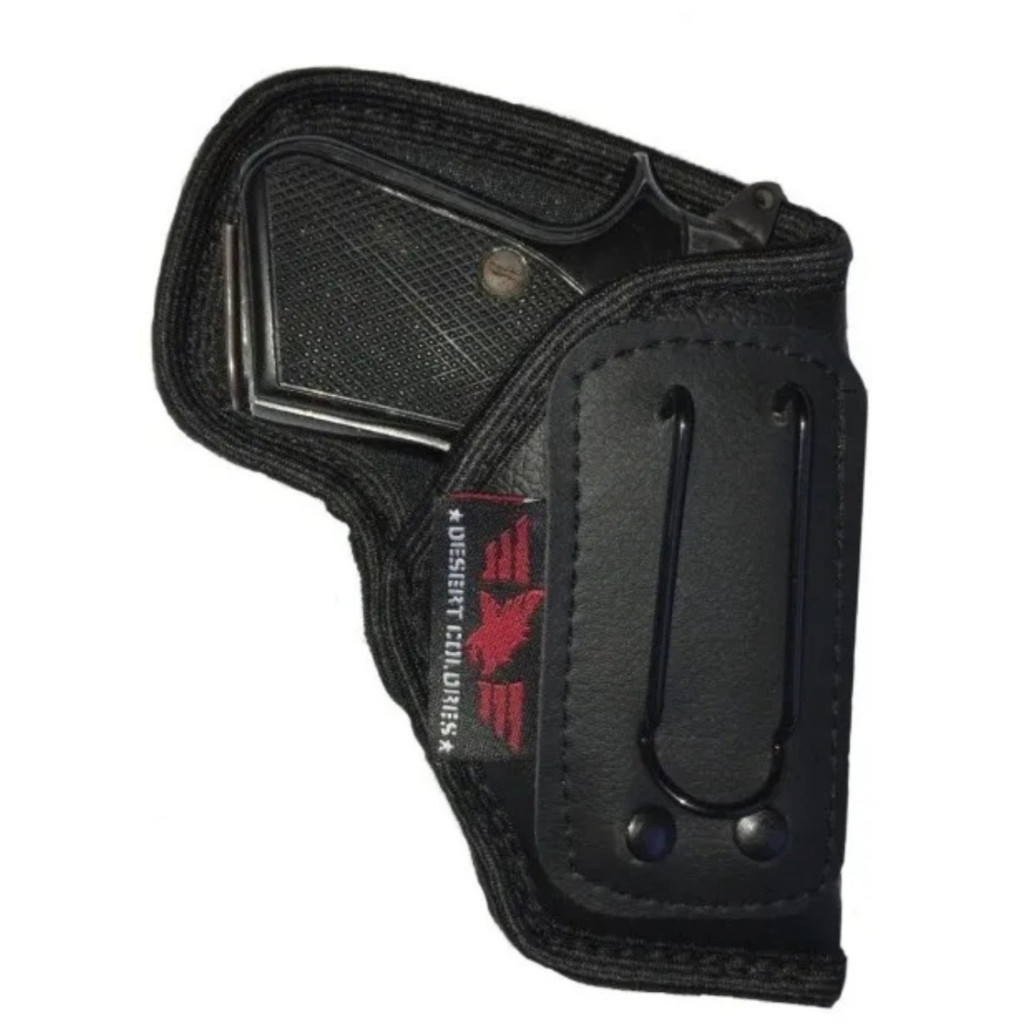 Coldre Velado Interno Premium Dissimulado  P/ Beretta 635 em Neoprene e Couro P.U - Desert Coldres
