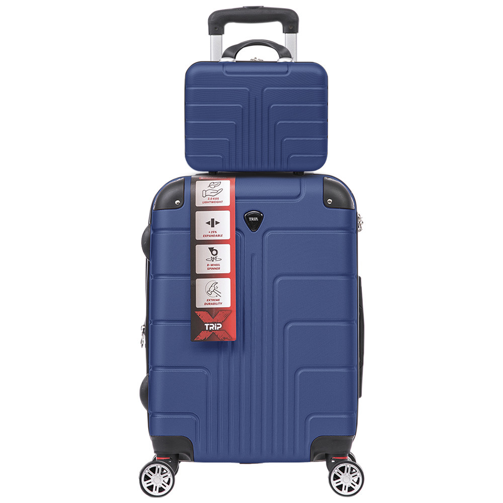 Kit Mala De Viagem Bordo 10kg ANAC Frasqueira Média Tripx em Oferta na Shopee