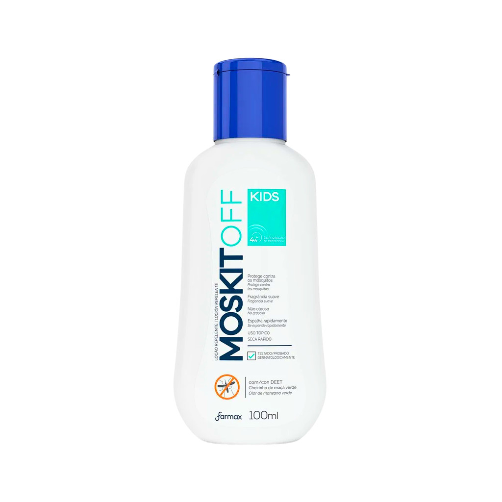 Repelente De Inseto Moskitoff Kids Loção Com 100ml