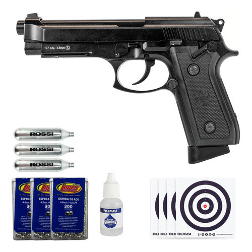 Pistola Pressão Airgun Pt92 Kwc Blowback Co2 4.5 Full Metal Original - Rossi em Oferta na Shopee