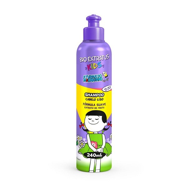 Bio Extratus Kids Cabelo Liso Shampoo 240ml em Oferta na Shopee