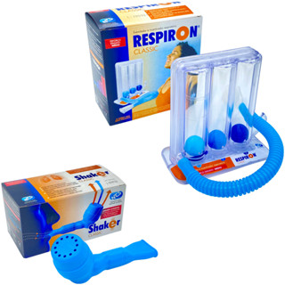 Kit Respiron Classic + Shaker Classic Original / Exercitador Respiratório Incentivador Inspiratório em Oferta na Shopee