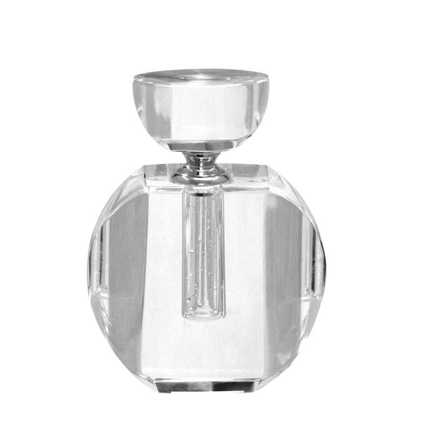 Perfumeiro Decorativo Em Cristal Transparente 9x4x12cm