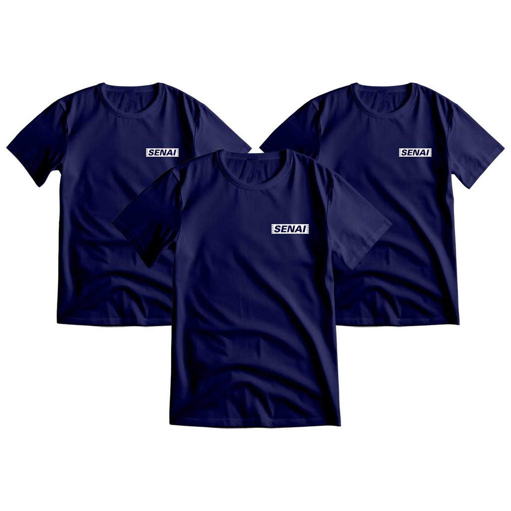 3 Camiseta Senai MG Curso Técnico Adulto Unissex Babylook